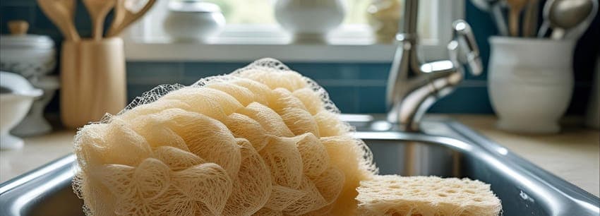 Is It Safe to Use a Loofah Sponge in the Kitchen?